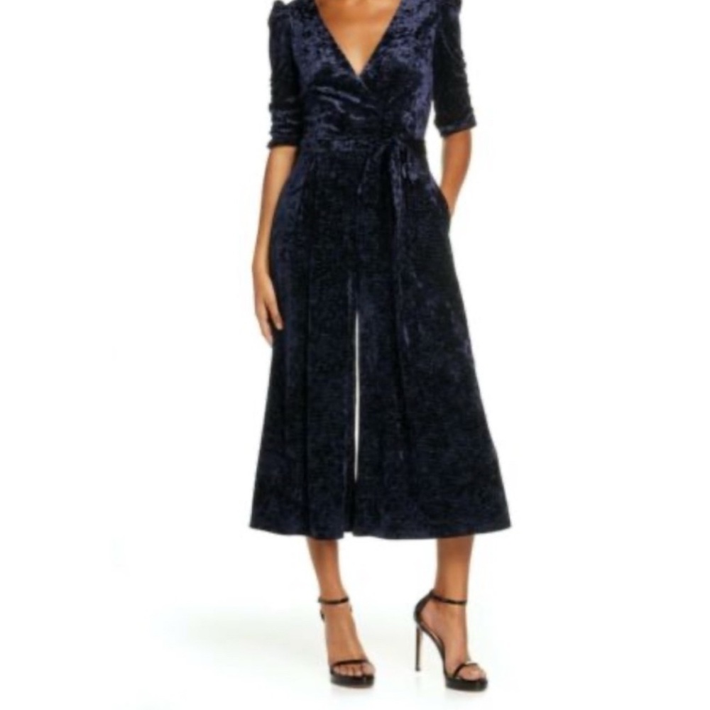Chelsea 28 Navy Sparkle Jumpsuit